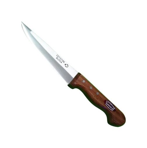 Balancelife TrLat0TK0014K-OZK-ÇTN1-BLNCC Bursa Kurban Ve Kasap Bıçağı No:1, 14 Cm, Ahşap Gül Sap Gri