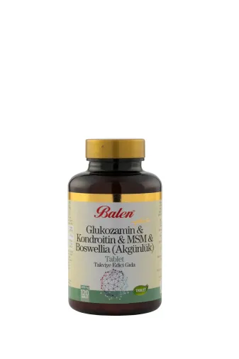Balen TYC00329994508 Glukozamin Kondroitin Msm Boswelia Tablet 1200 Mg* 120 Tablet