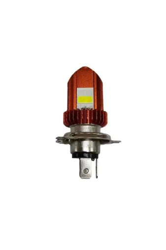 bardakcı bike 01315 H4 Tipi Motosiklet Led Far Ampulu Beyaz Işık