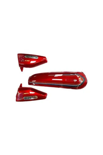 bardakcı bike CG125857 Cg Kesik Depo Ve Yan Kapaklar Kırmızı