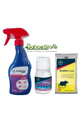 Bayer Bayer-set1 K-Othrine Sprey 500Ml +K-Othrine Sc 50 + Rodilon Pasta