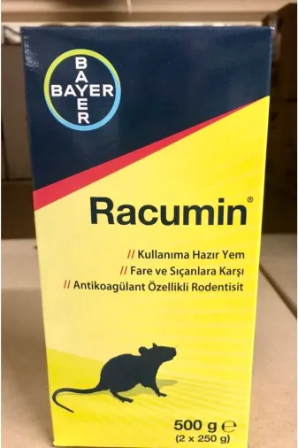 Bayer Racumin 1 Racumin Fare Zehri Buğday 500 Gr ( 250 Gr X 2 )