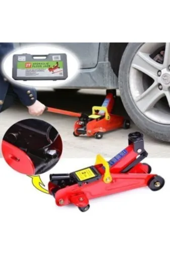 Baytec TYC00225179579 Bay-Tec Mk0470 Arabalı Tekerlekli Kriko 2 Ton Min125Mm-Max300Mm