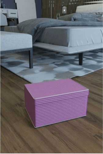 Baza Altı Boy Çok Amaçlı Düzenleyici Kutu Organizer Cırt Cırtlı Hurç 19cm X 40cm X 50cm (10 Adet) ( Lisinya )