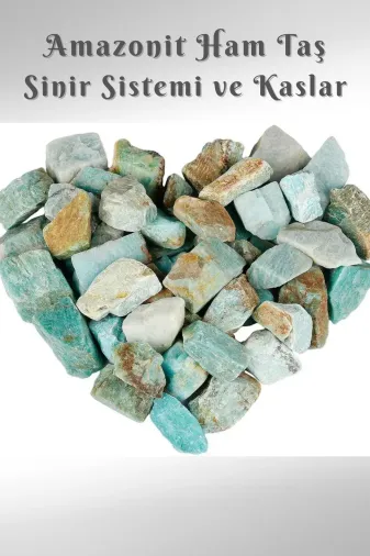 beautifulnaturelstones amazonitham Amazonit Doğal Taş Ham,kütle ( Sinir Sistemi Ve Kaslar) ( Masa Aksesuar , Ev , Iş Yeri )