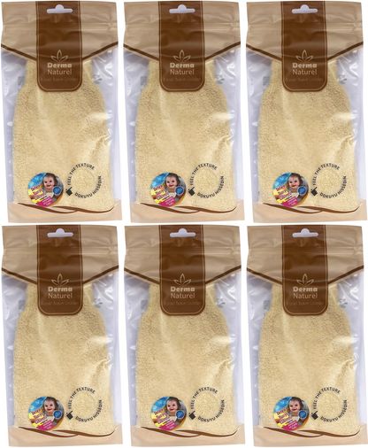 Bebek Banyo Eldiveni Hassas Ciltlere Özel (15*24CM) MS-01 (6 Lı Set)
