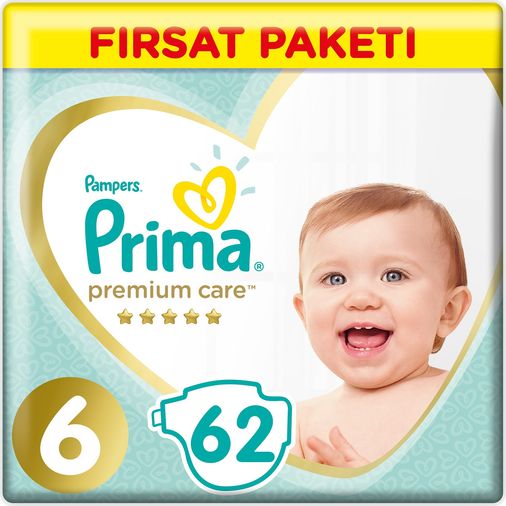 Bebek Bezi Beden:6 (13+) Extra Large 62 Adet Fırsat Pk