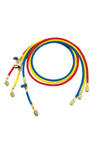 BEKATECH 1606 Gaz Şarj Hortumu Vanalı 150Cm R134-R600-R22-R404 Tekli