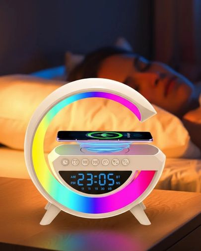 Belirtilmemiş 119986660 Rgb Işıklı Kablosuz Hoparlör Bluetooth Usb Fm Tf Kart Destekli