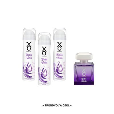 Bella Vista Women EDT 100 ml + 3 lü Deodorant 150 ml Parfüm Seti