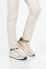 Beyaz Bağcıklı Erkek Casual Ayakkabı