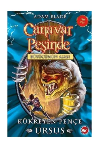 Beyaz Balina Yayınları 457427 Canavar Peşinde 49 Büyücünün Asası Adam Blade Beyaz Balina Yay.