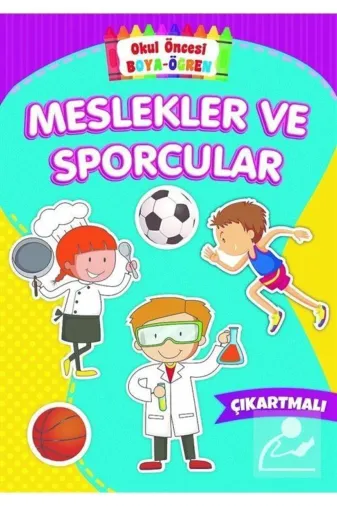 Beyaz Balina Yayınları 508385 Meslekler Ve Sporcular - Okul Öncesi Boya