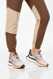 Beyaz Kahve Hafızalı Taban Unisex Spor Ayakkabı