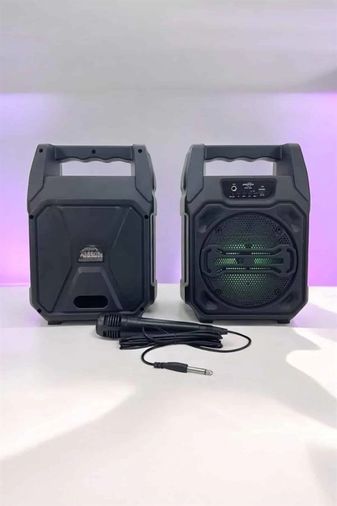 Bezos 125028885 Mey İthalat 6.5 İnç Kablosuz Hoparlör Bluetooth Bağlantılı Yüksek Ses Kaliteli Çok Renkli