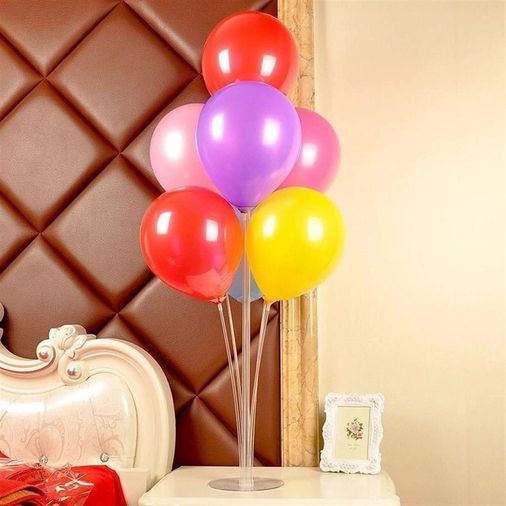 Bezos MEYSMRSMR0PMSTAND-BLMY Mey İthalat Balon Standı 75 Cm Çok Renkli
