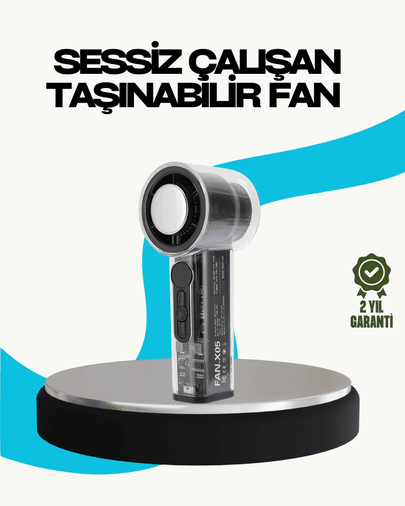 BFS Sessiz Çalışan Taşınabilir Fan | USB Şarjlı ve Kompakt Tasarım