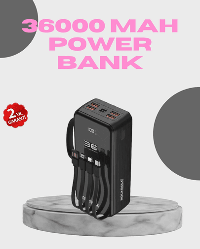 BFS Yüksek Kapasiteli Powerbank Hızlı Şarj ve Kablosuz Destekli