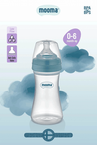 Biberon Anti Kolik Biberon 250 Ml Kapaklı Biberon 0 - 6 Ay (yavaş Akış)