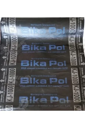 BİKAPOL Kj1000 Kiremit Altı Örtü Veya Shingle Altı Çatı Örtüsü -Rulo-Ortalama 15 Mt