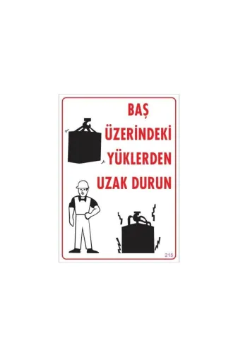 BilfolD SDTA-289912 Yükleme Alanı Uyarı Levhası 25X35 No: 215
