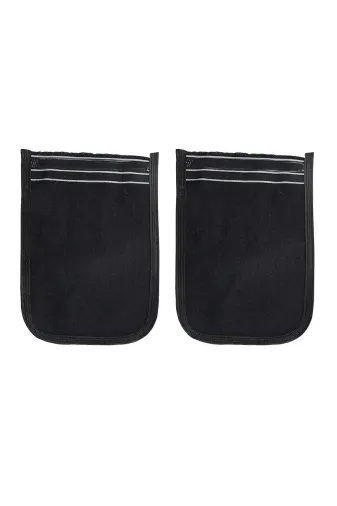 BilfolD TYB2KPR9RIY3887U94 2 Adet Osmanlı Kalın Siyah Banyo Hamam Kesesi 25X17 Cm