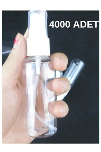 Bilgehan Buklet OtelBukleti-8271 Sprey Başlıklı Boş Şişe 75Ml 4000 Adet + 12 Hediye