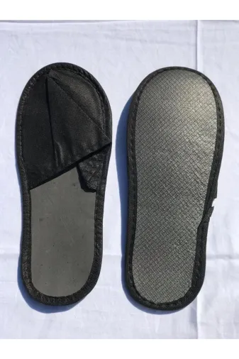 Bilgehan Buklet TYBNEWXG4U4HW2I980 10 Çift Çevre Biyeli Siah Tela Otel Terliği Tek Kullanımlık