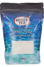 Billur Sofrada Öğütme Deniz Tuzu Doypack 500 g