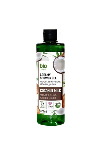 bio natural aroma 300118 % 97 Organik Duş Jeli Coconut Milk 473 Ml.
