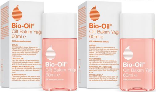 Bio-Oil Çatlak Oluşumunu Önleyici Cilt Bakım Yağı 60ML (Yeni Formül) (2 Li Set)
