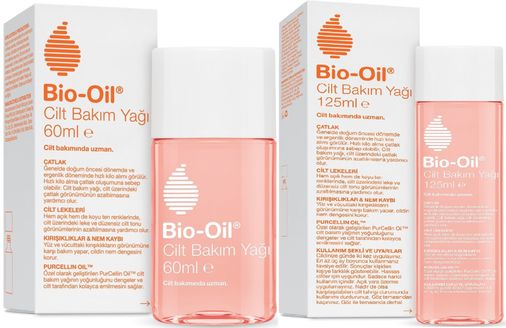 Bio-Oil Çatlak Oluşumunu Önleyici Cilt Bakım Yağı Karma 2 Li Set 125ML+60ML (Yeni Formül)