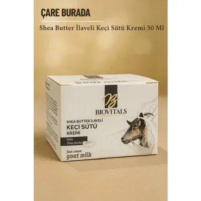 Biovitals - Keçi Sütü Kremi 50 Ml (Shea Butter İlaveli)