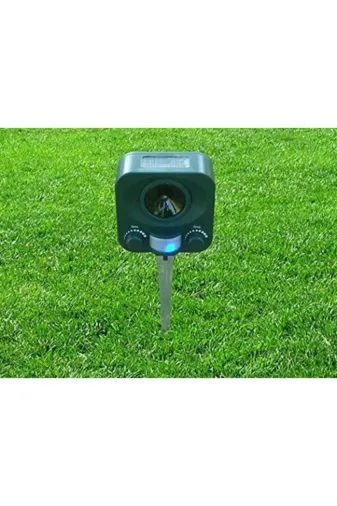 Bird-X QSTUV267 Kafes Sistemleri Güneş Enerjili Yard Gard Fare | Rakun | Sincap | Tavşan Yabani Hayvanlar