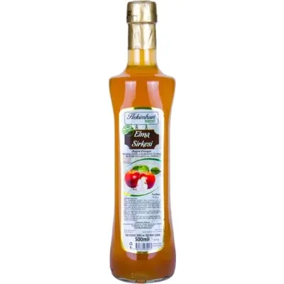 Bitkisel Elma Sirkesi 500 Ml %100 Orjinal