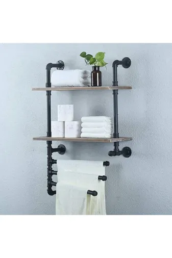 Blbndesign Raf No:101 Dekoratif Borudan Raf Ve Askılık