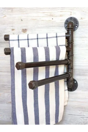 Blbndesign Raf No:103 Dekoratif Duvara Borudan Havluluk