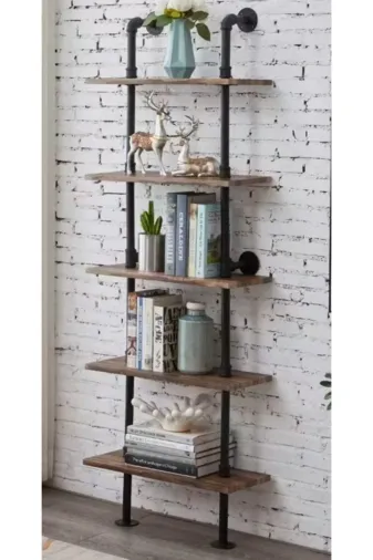 Blbndesign Raf No:105 Dekoratif Duvara Borudan Raf