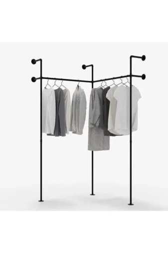 Blbndesign Raf No:135 Dekoratif Duvara Borudan Askılık