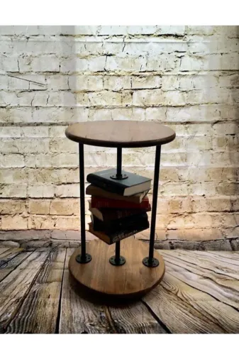Blbndesign Raf No:246 Dekoratif Borudan Sehpa