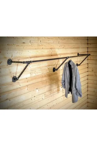 Blbndesign RafNo590 Dekoratif Borudan Askılık 200 Cm