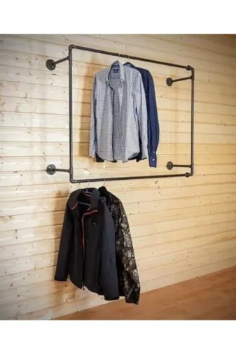 Blbndesign RafNo593 Dekoratif Borudan Askılık 100 Cm