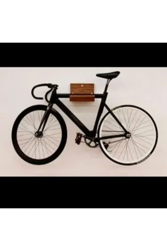 Blbndesign TYC00513536728 Dekoratif Duvara Ahşap Bisiklet Askılıği