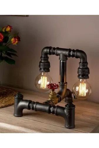 Blbndesign Ürün No:108 Dekoratif Masaüstü Aydınlatma Lambader