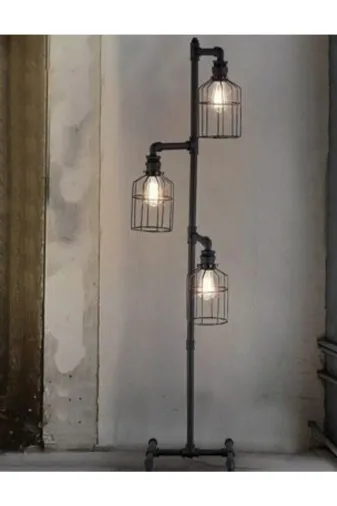 Blbndesign Ürün No:140 Dekoratif Salona Borudan Aydınlatma Lambader