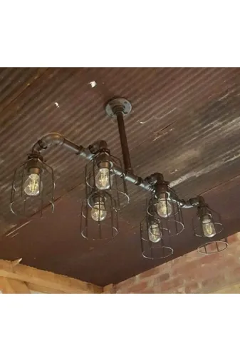 Blbndesign Ürün No:254 Dekoratif Tavana Aydınlatma Lambader
