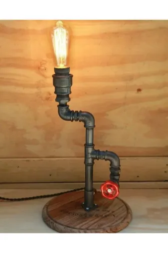 Blbndesign Ürün No:286 Dekoratif Masaüstü Aydınlatma Lambader