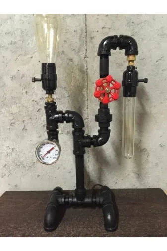 Blbndesign Ürün No:383 Dekoratif Masaüstü Aydınlatma Lambader