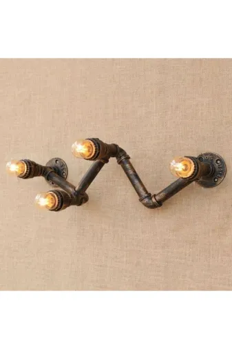 Blbndesign Ürün No:756 Dekoratif Duvara Aydınlatma Boru Lambader