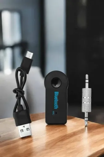 Bluetooth Aux Araç Kiti 8 Saat Çalışma Süresi İle